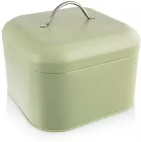 Orion metalinis duonos dėžė GREENISH 20x20x17 cm