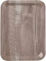 „Amer Box“ stačiakampis neslystantis serviravimo padėklas, 370 x 530 mm - tamsus medis
