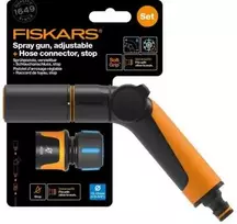 Fiskars Purškimo pistoletas TC+CF Žarnos jungtis 13mm, STOP