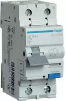 Srovės nuotėkio relė su automatiniu jungikliu Hager AD966J (2P, 16A, C, AC tipo, 1P+N, 6kA)