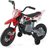 Promotions Elektrinis vaikų motociklas 107x56x70 cm raudonas, su amortizatoriais