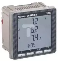 IME S.p.A. NEMO 96 HDLE panelinis galios matuoklis 1-5A 500V A80-265VAC/110-300VDC RS485