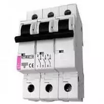 Eti-Polam viršsrovių grandinės pertraukiklis ETIMAT10 3P C 100A 10kA AC - 002135732