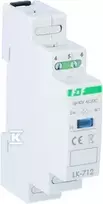 F&F LK-712 B 10÷30V-1×LED NIEB,TH35,1-FAZĖ
