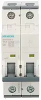 Siemens 5SY4206-7 Grandinės pertraukiklis 2P C 6A 10kA SENTRON 5SY4206-7