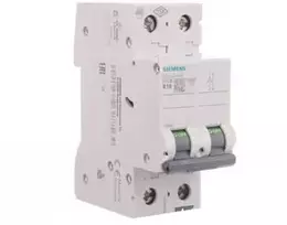 Siemens 5SL6210-6 Grandinės pertraukiklis 2P B 10A 6kA AC 5SL6210-6