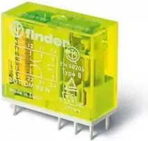 Finder Saugos relė 2P 8A 24V DC AgNi + Au kontaktas (50.12.9.024.5000)