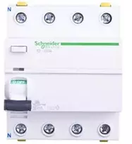 Schneider A9Z21491 Liekamosios srovės grandinės pertraukiklis 4P 100A 0,03A tipas A iID A9Z21491