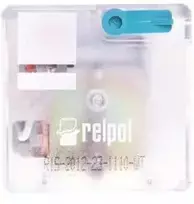 Relpol 802894 Pramoninė relė 2P 10A 110V DC AgNi R15 2012-23-1110-WT 802894