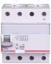 Legrand 411762 Liekamosios srovės grandinės pertraukiklis 4P 80A 0,03A tipas A P304 DX3 411762