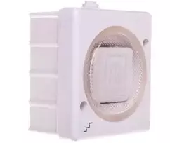 Kos Elektro System 140406 TROL Hermetiškas laiptų jungiklis IP44 baltas 140406