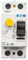 Eaton 235390 Liekamosios srovės jungiklis 2P 25A 0,03A tipo AC PFIM-25/2/003 235390