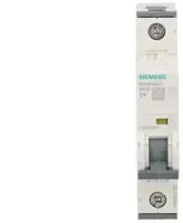 Siemens 5SY6104-7 Grandinės pertraukiklis 1P C 4A 230V 6kA SENTRON 5SY6104-7