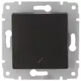 Kos Elektro System 510916 VENA Laiptinės jungiklis su raktu be rėmo 16AX250V matinė juoda 510916
