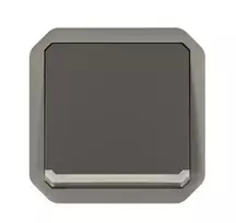 Legrand 069803L NAUJAS PLEXO 55 Laiptų jungiklis su apšvietimu, mechanizmas 10 AX - 250V AC antracitas 069803L