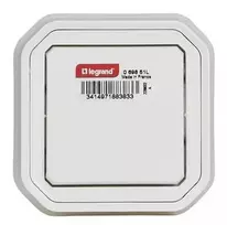 Legrand 069851L NAUJAS PLEXO 55 Laiptinės jungiklių komplektas įleidžiamas į žemę 10 AX - 250V AC baltas 069851L