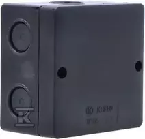 Hermetinė paskirstymo dėžutė Kopos KSK 80_FA (juoda, 81x81x54mm, IP66, UV atspari)