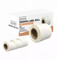 Zenwire Lipnios terminės etiketės, 3 vnt. pakuotėje, 250 vnt. ritinėlių, 50 x 30 mm, mini spausdintuvui TP-210