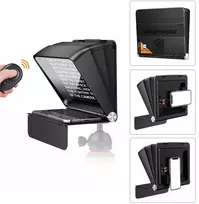 „LensGo Prompter“ teleprompterio monitorius, 10 colių vaizdo tinklaraščių telefonas, išmanusis telefonas, planšetinis kompiuteris / „TC7 II“ išmaniojo telefono rinkinys