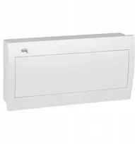 Kanlux Modulinis paskirstymo skydas, plastikinis 1x18, įleidžiamas, IP30 IK07 N+PE II klasės, baltos durys, KDB-F18P, baltas 23626