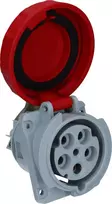 FAMATEL Pasviręs skydelio lizdas 63A 5P 400V IP67 24335