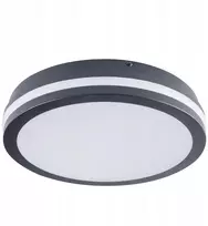 Lubinis šviestuvas Kanlux LED lubinis šviestuvas BENO 24-30W CCT-O G 2500-3120lm 3000-4000K apvalus Ø26 II klasė 5 metų garantija grafitas 38783