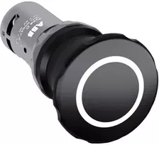 ABB Avarinio stabdymo mygtukas, grybo formos, 40 mm, 1Z+1R - 1Z - 1R, 24 ... 300 V, juodas, CE4P-10B-11, 1SFA619551R1076