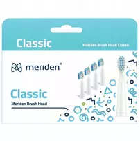 Dantų šepetėlio galvutės MERIDEN Sonic+ CLASSIC Baltas