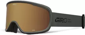 Giro GIRO CRUZ OLIVE Žalias STACKED (OTG) žieminiai akiniai (cilindriniai) (veidrodžio lęšių spalva AMBER GOLD 19-42% S2)