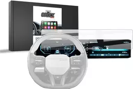Automagnetola „GrizzGlass“ automobilinis radijas, keramikinė plėvelė, automobilio ekrano apsauga, skirta „Kia EV6 GT Line“ (2025 m.)