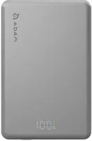 Adam Elements Vionta L10 - magnetinė belaidė išorinė baterija 10000 mAh, sidabrinė