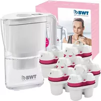 Filtro ąsotis BWT Vida vandens filtro ąsotis 2,6 l baltas + 6 magnio kasetės