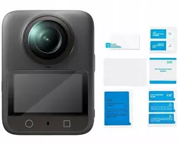 JJC LCD ekrano apsaugos grūdinto stiklo apsauginis rinkinys DJI Osmo 360 / GSP-dj360