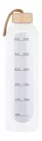 Gertuvė KiCA Hydro stiklinis butelis 1000 ml – baltas