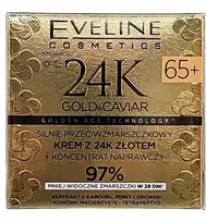 Eveline Cosmetics „Eveline 24K Gold&Caviar“ kremas dienai ir nakčiai (65+), 50 ml
