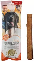 Duvo+ PRZYSMAK ŠUNIUI 290g vištiena & PEANUT BUTTER STICKS 25cm/2vnt.