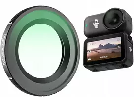 „SunnyLife“ juodo rūko filtras 1/4 efekto „Dji Osmo Nano“ kamerai + dėklas / On-fi075-d