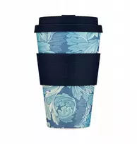 Ecoffee Cup „Ecoffee“ puodelis William Morris Gallery 400 ml išsinešimui skirtas puodelis – Acanthus