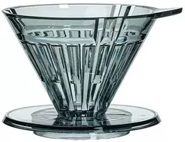 Timemore Dripper Crystal Eye Turbo PCTG 01 skaidri juoda