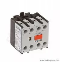 Lovato Electric 4Z pagalbiniai kontaktai BF09...BF150 kontaktoriams, montuojami priekiniame skydelyje BFX1040