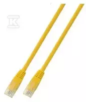 Securitynet Apsaugos tinklas PATCHCORD RJ45 U/UTP 5E PVC CCA ŻÓŁ 0