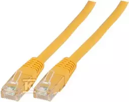 Securitynet Apsaugos tinklas PATCHCORD RJ45 U/UTP 6 PVC CCA ŻÓŁ 0,