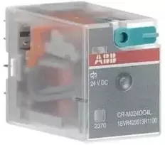 ABB Įtampos reguliatorius CR-M024DC4L 4c/o A1-A2=24VDC 250V/6A LED 1SVR405613R1100