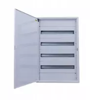 Sabaj Skirstomoji dėžutė, paviršinio montavimo, metalinė, 96 modulių, 4x24, 544x836x130, RAL9003, IP30, MN96/4/24