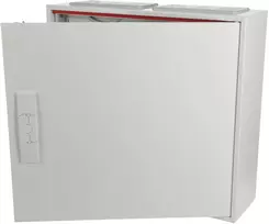 ABB Modulinė paviršinio montavimo hermetinė plieninė skirstomoji spinta ComfortLineCA 3x24 72M IP44 125A II klasė pilnos durelės N+PE Quick CA23V 2CPX0