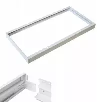 Ecolight LED panelės tvirtinimo rėmelis 600x300x44, įspaudžiamas, aliuminis, baltas, EC20200