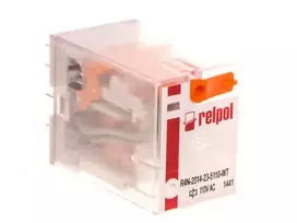 Relpol A00022 Pramoninė relė 4P 110V AC AgNi R4N-2014-23-5110-WT A00022