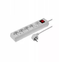 Jonex Ilgintuvas su jungikliu, 5 lizdų, su/be 10A, 3 m, baltas PS-570WS T-106010