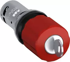 ABB Raktu valdomas saugos mygtukas su grybo formos galvute 30 mm 1Z+1R - 1Z - 1R 24 ... 300 V raudonas CE3K1-10R-11 1SFA619502R1071