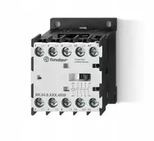 Finder Maitinimo kontaktorius 3 NO 1 NO, 12A-400V AC3, 24V DC 6K.04.9.024.4812